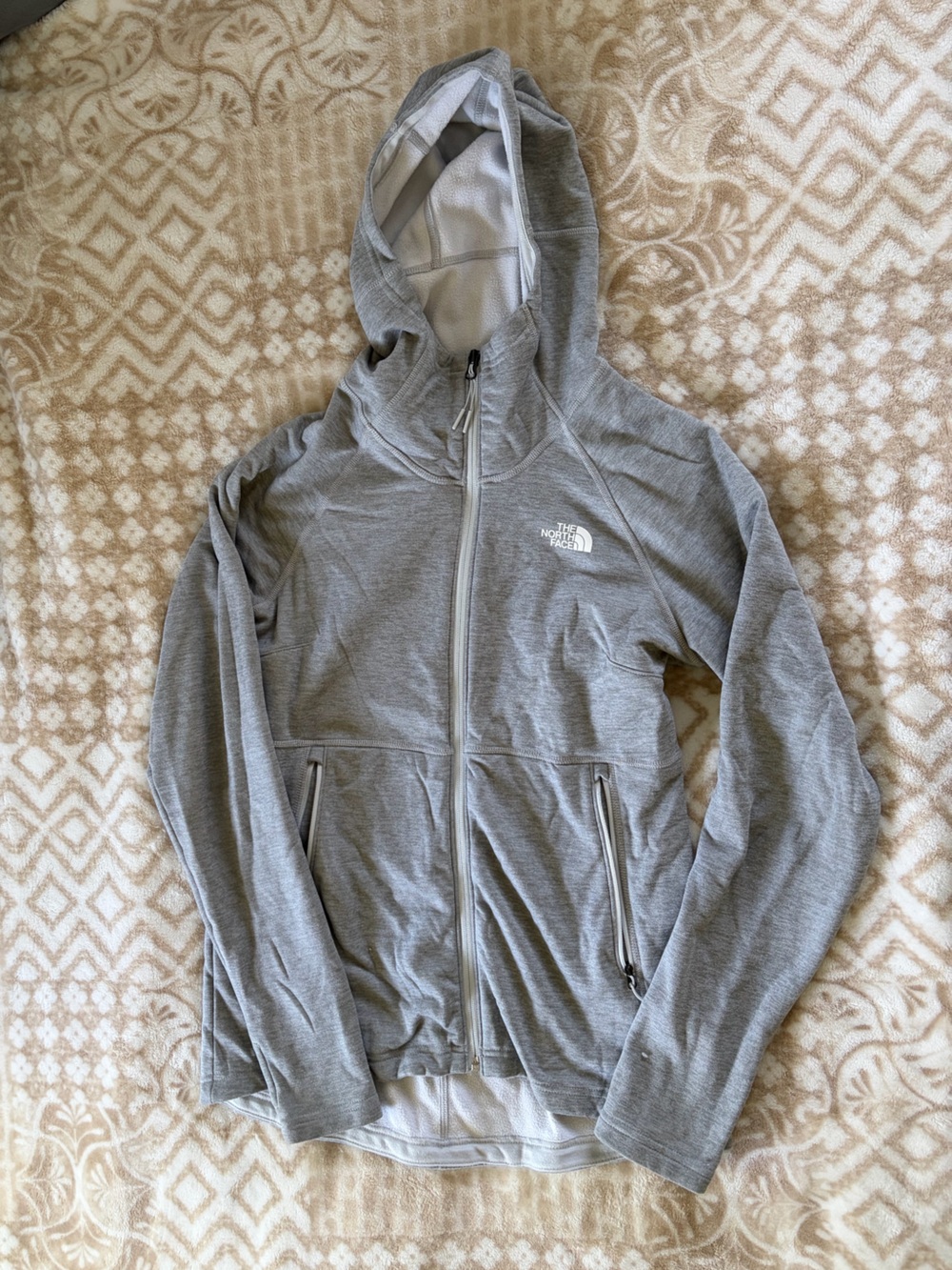 The North Face Cream Fleece Hoodie - Women's Medium